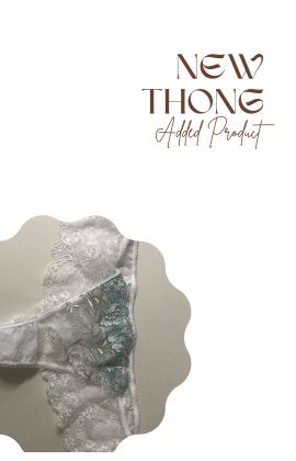 Perle Thong ( With lace)