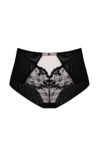 Eir black beige High cut pantie