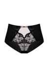 Eir black beige High cut pantie