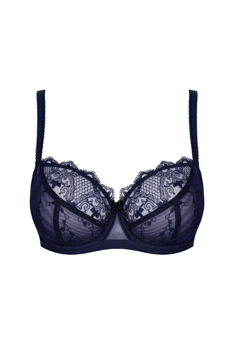 Aurora Navy Bra - Enivrante Lingerie